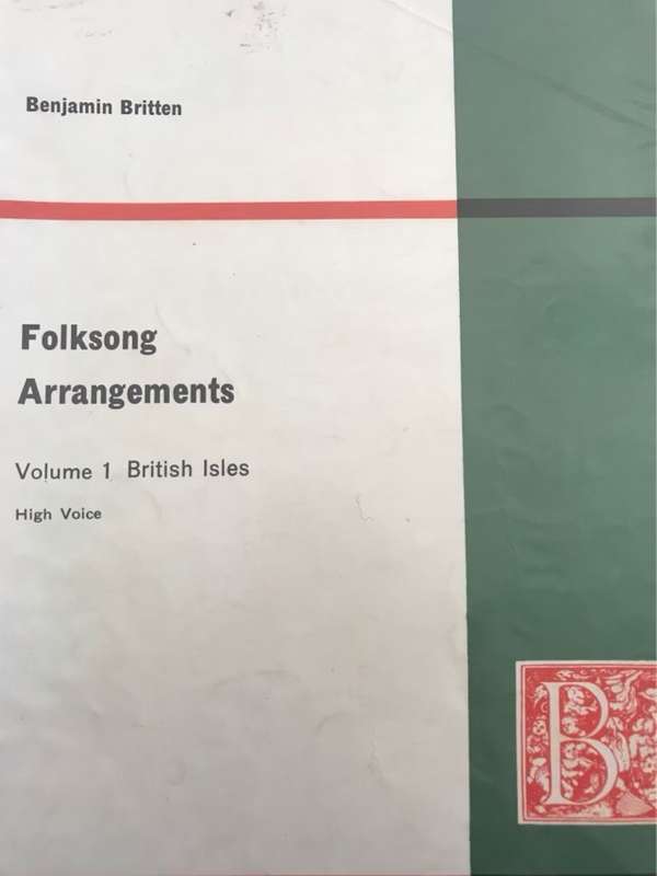 Folksong Arrangements, High Voice - Benjamin Britten