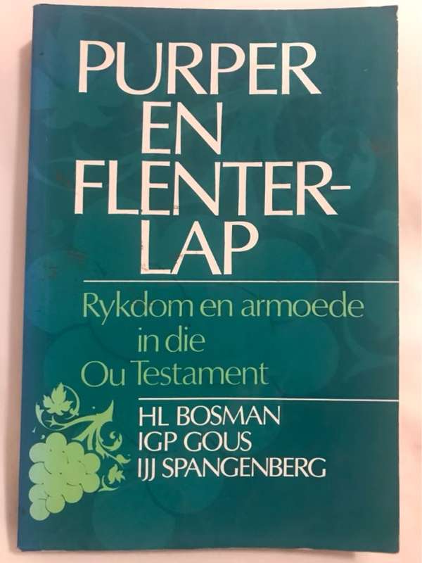 Purper en Flenterlap - H. L. Bosman,I. G. P. Gous, Izak Jacobus Johannes Spangenberg