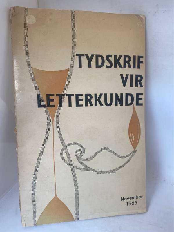 Tydskrif Vir LetterkundeNov 1965 - Abel Coetzee