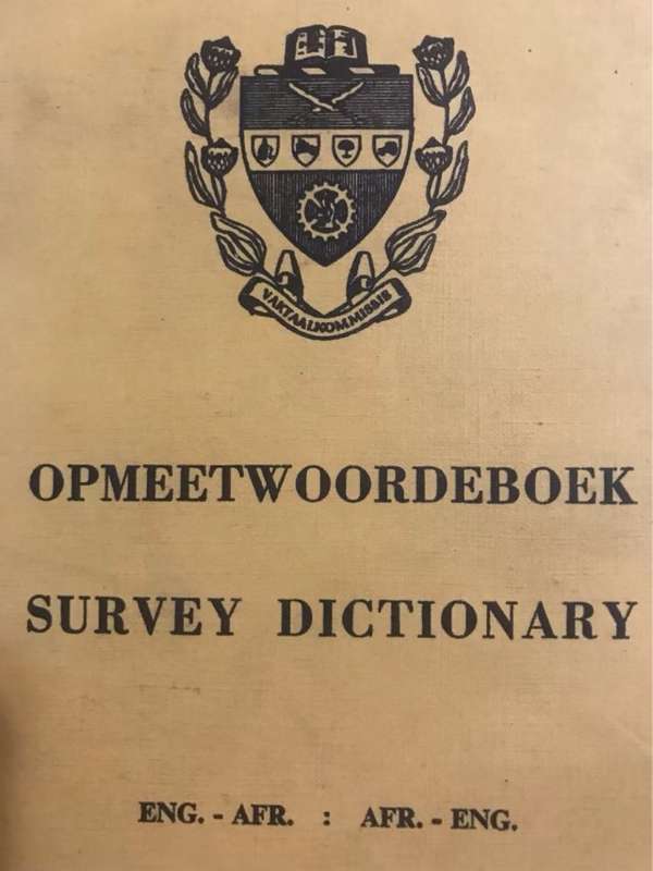 Survey Dictionary Opmeetwoordeboek - H.J.Terblanche Ed.