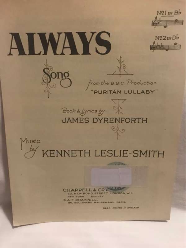 Always - Kenneth Leslie-Smith