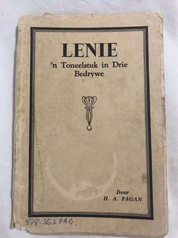Lenie, n Toneelstuk in Drie Bedrywe - H.A.Fagan