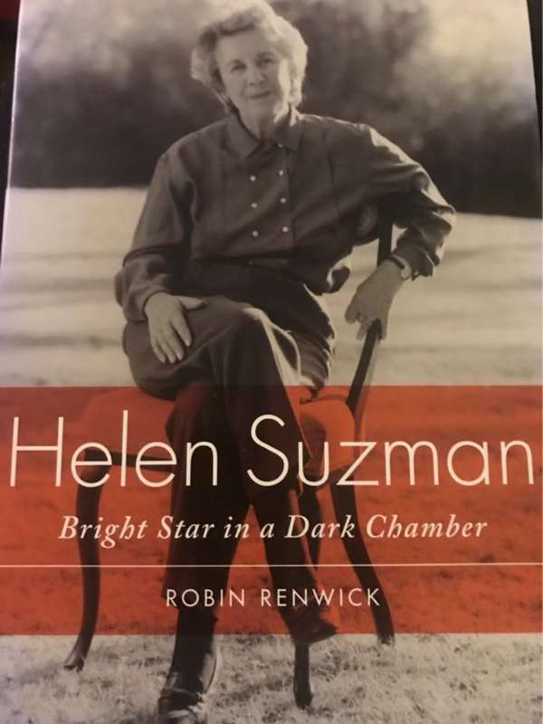 Helen Suzman, bright star in a dark chamber - Robin Renwick