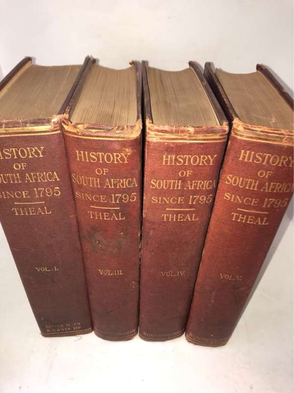 History of SA from 1795 to 1872 Volumes 1,3,4 and 51915 - G.M.Theal