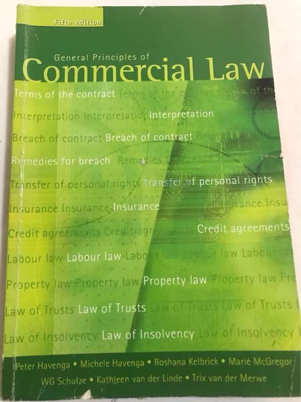General principles of commercial law - Peter Havenga