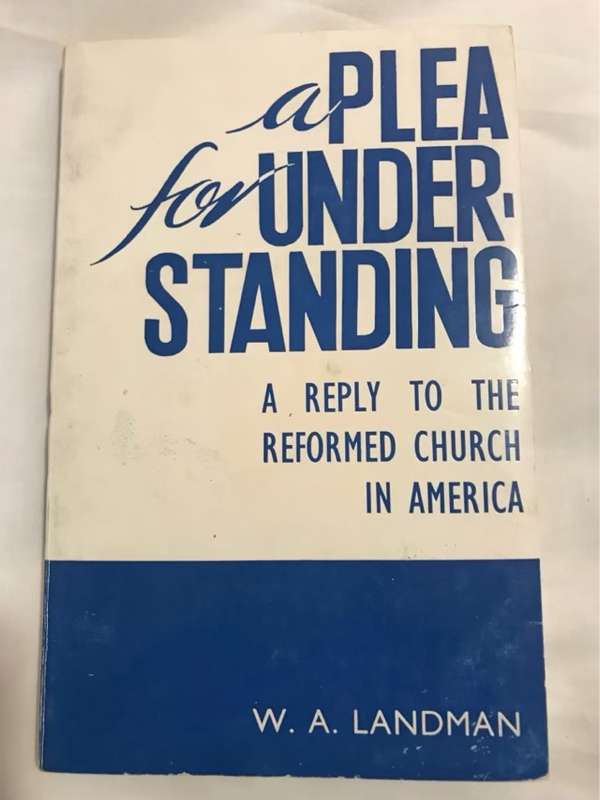 A Plea for Understanding - W.A.Landman