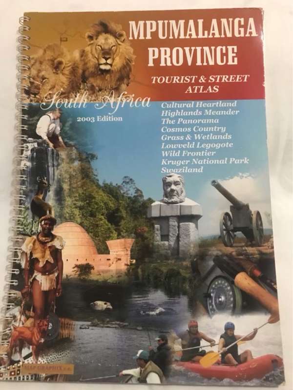 South Africa's Mpumalanga Province Tourist & Route Street Atlas - R.Kritzinger and G.Borrageiro Ed.