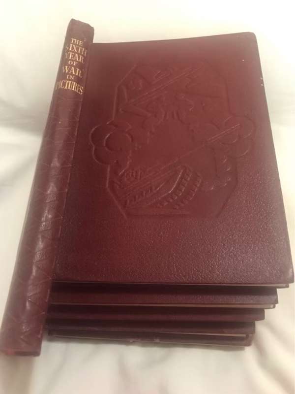 The War in Pictures 6 Volumes (1939-1945) - Odhams Press Limited