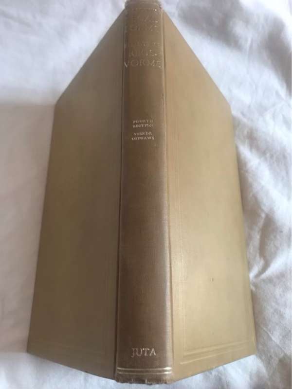 Elliott se Regsvorms, (Juta se Regsvorms)in Engels en Afrikaans - R.C.Elliott en J.J.Basson