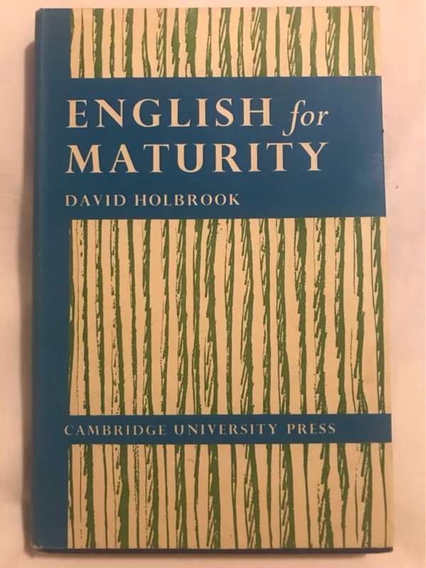 English for Maturity - David Holbrook
