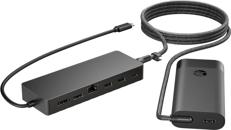 HP UNIVERSAL USB-C HUB AND LAPTOP CHARGER COMBO