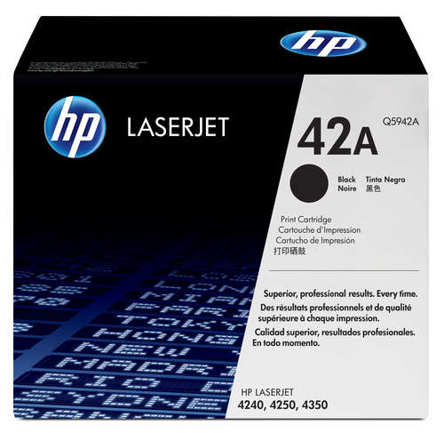 Hp 42A Laserjet 4250 4350 4240 Black Print Cartridge
