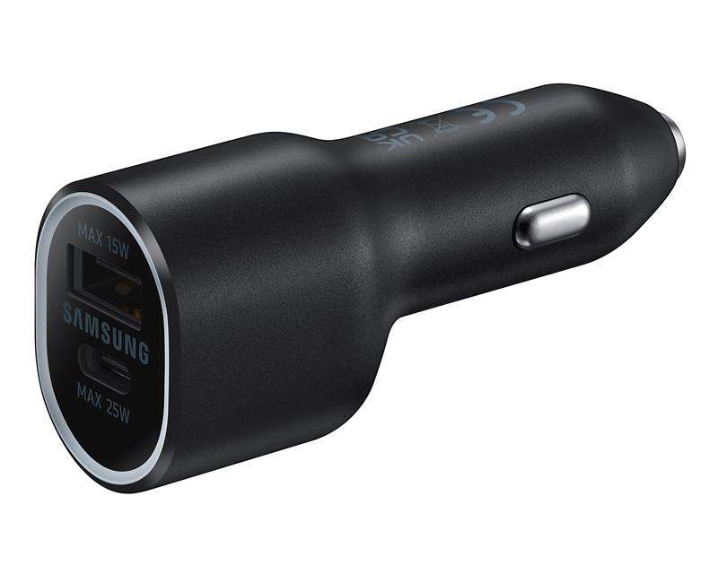 SAMSUNG DUAL PORT CAR CHARGER 40W-BLACK