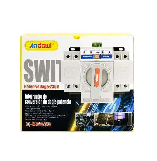 230V Portable High-Performance Dual Power Automatic Transfer Switch Q-KG630