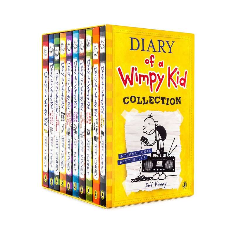 Wimpy Kid 10 Books [Yellow]