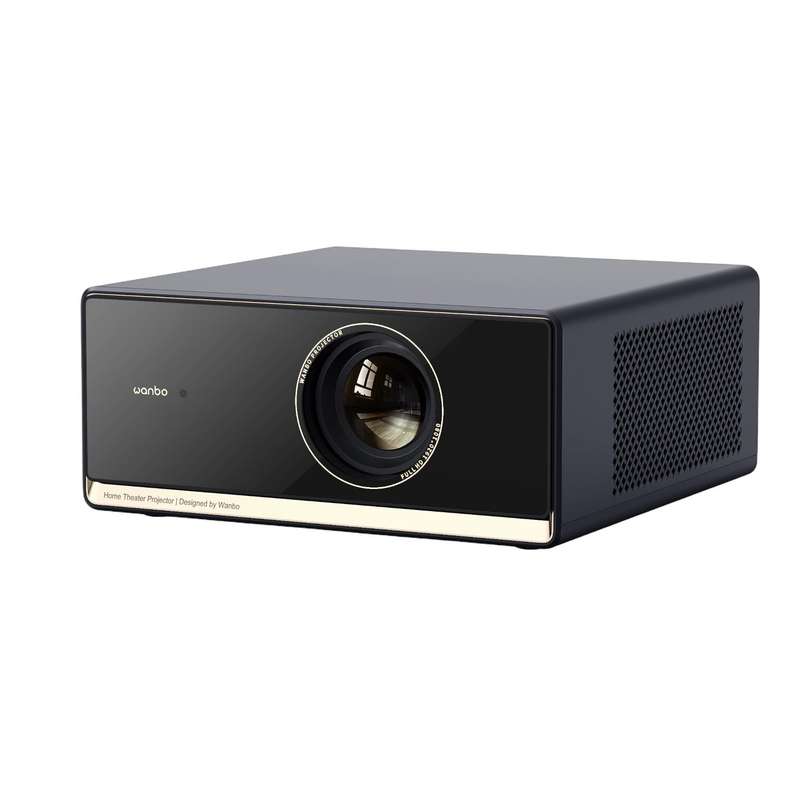 WANBO X5 Pro Full HD Smart Projector (1080p, 1100 ANSI Lumens, Android TV, ASA 3.0, 5GHz Wi-Fi, A...