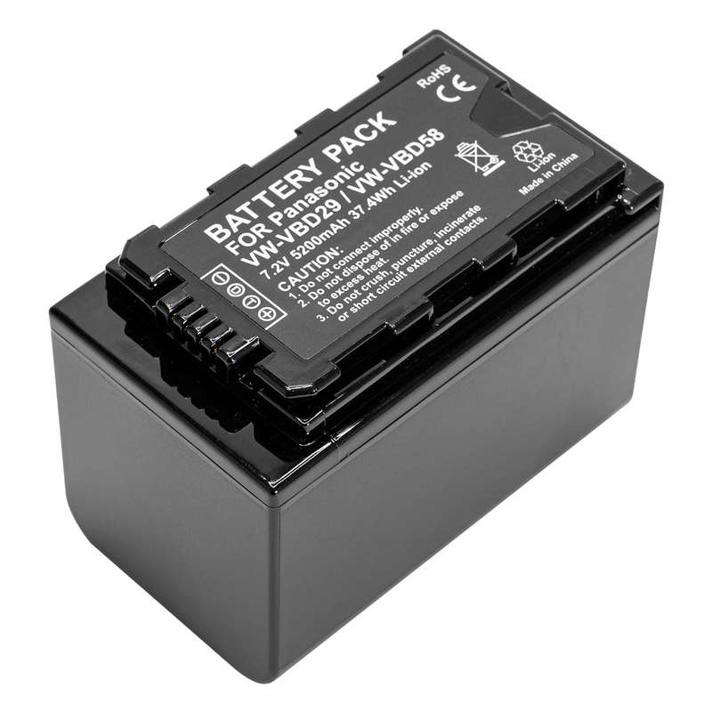Panasonic VW-VBD29 / VW-VBD58 by 2-Power | VBI9937A