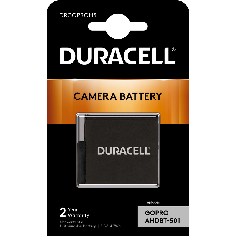 GoPro Hero 5/6/7 or 8 Batteries by Duracell