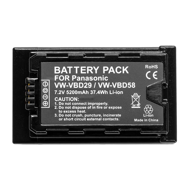 Panasonic VW-VBD29 / VW-VBD58 by 2-Power | VBI9937A