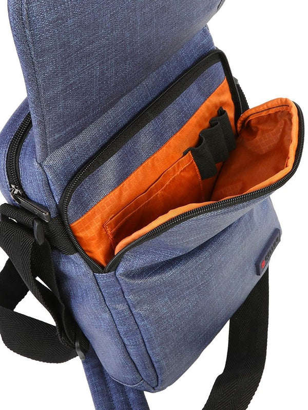 Cellini Origin Reporter/Sling Bag Denim Blue