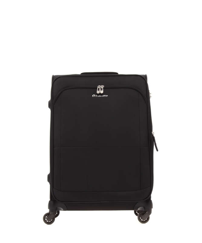 TRAVELITE FLASH 77CM CHECK IN TROLLEY CASE -BLACK