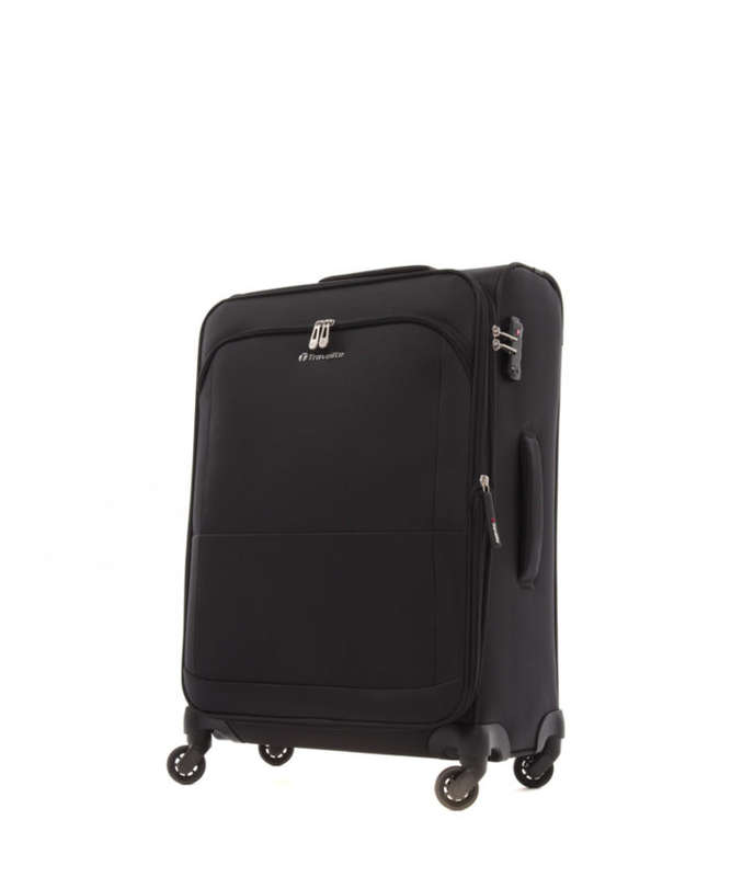 TRAVELITE FLASH 77CM CHECK IN TROLLEY CASE -BLACK
