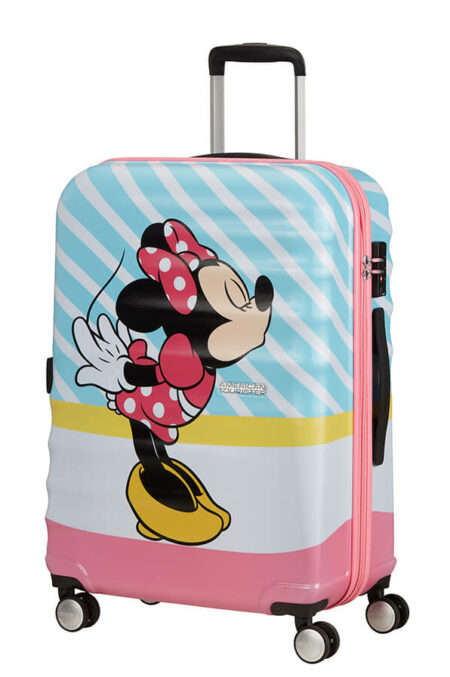 Kids Wavebreaker Disney 4-wheel 67cm medium Spinner suitcase -Minnie Kiss