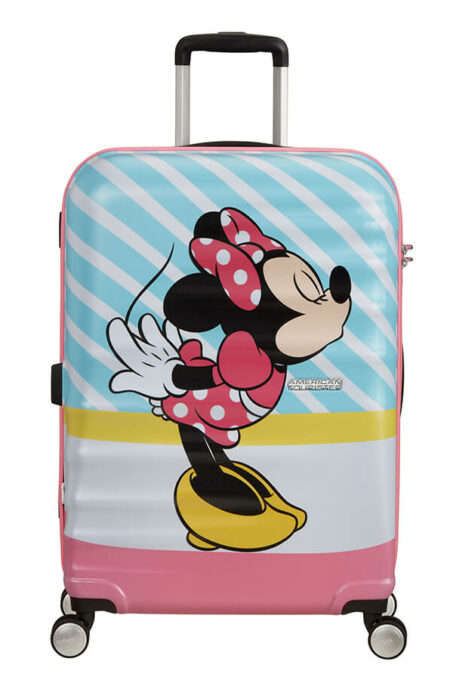 Kids Wavebreaker Disney 4-wheel 67cm medium Spinner suitcase -Minnie Kiss