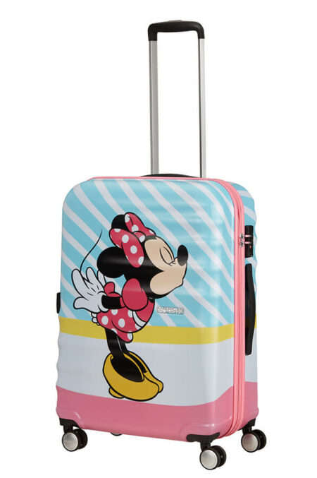 Kids Wavebreaker Disney 4-wheel 67cm medium Spinner suitcase -Minnie Kiss