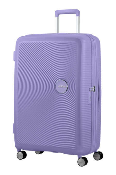 Soundbox 4-wheel 77cm large Spinner Expandable suitcase -lavender