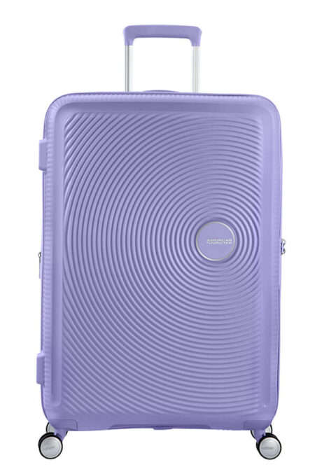 Soundbox 4-wheel 77cm large Spinner Expandable suitcase -lavender