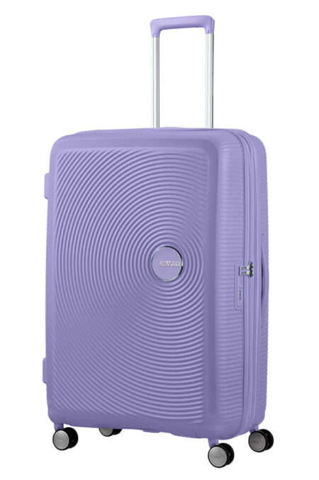 Soundbox 4-wheel 77cm large Spinner Expandable suitcase -lavender