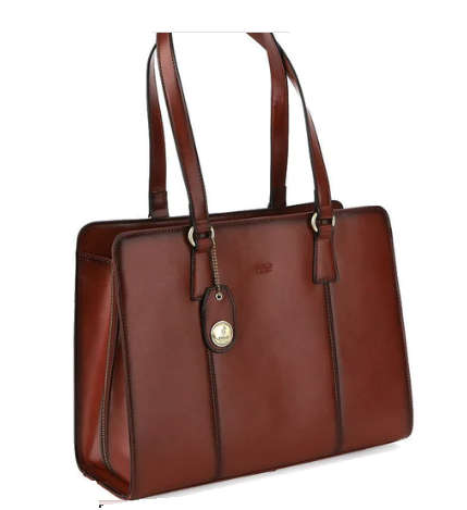 Polo Modello Leather Multi Shopper Handbag  TAN