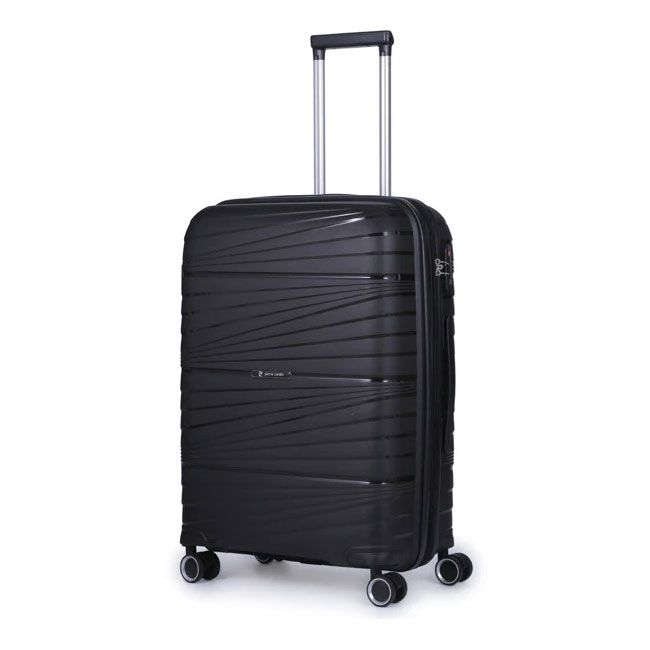 PIERRE CARDIN MONTPELLIER LUGGAGE 3 PC SET BLACK