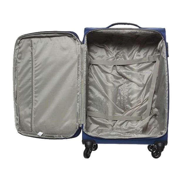 Pierre Cardin Ultralight 3 Piece Trolley Luggage Set - Blue