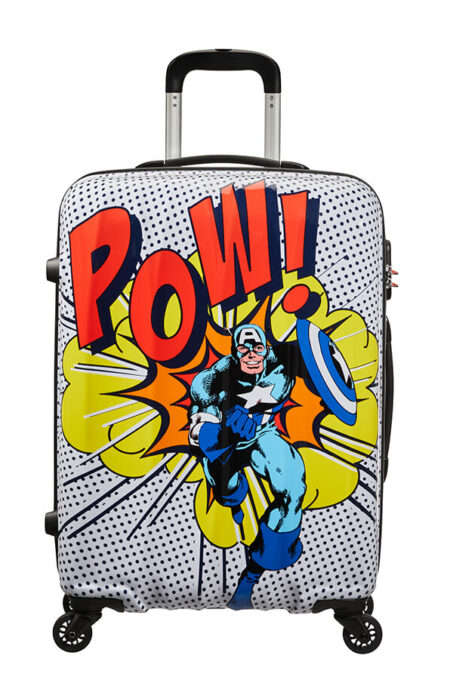 AmericanTourister Marvel 4-wheel 65cm medium Spinner suitcase |captain america pop art