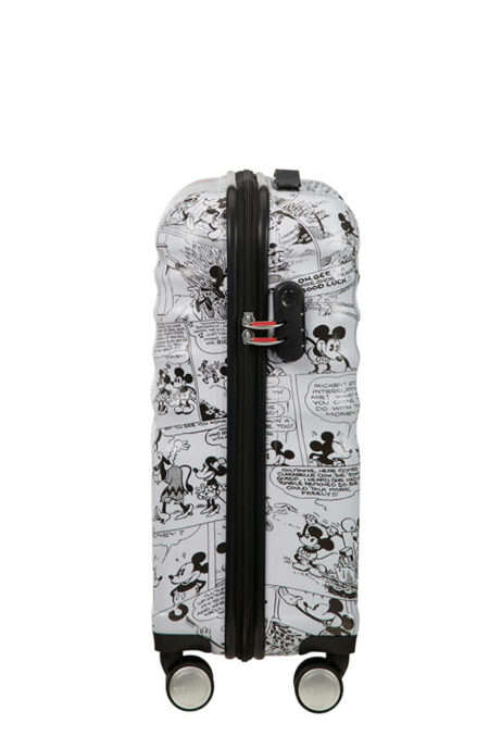 American Tourister Wavebreaker Disney 4-wheel cabin baggage Spinner suitcase 55cm -minnie comics ...