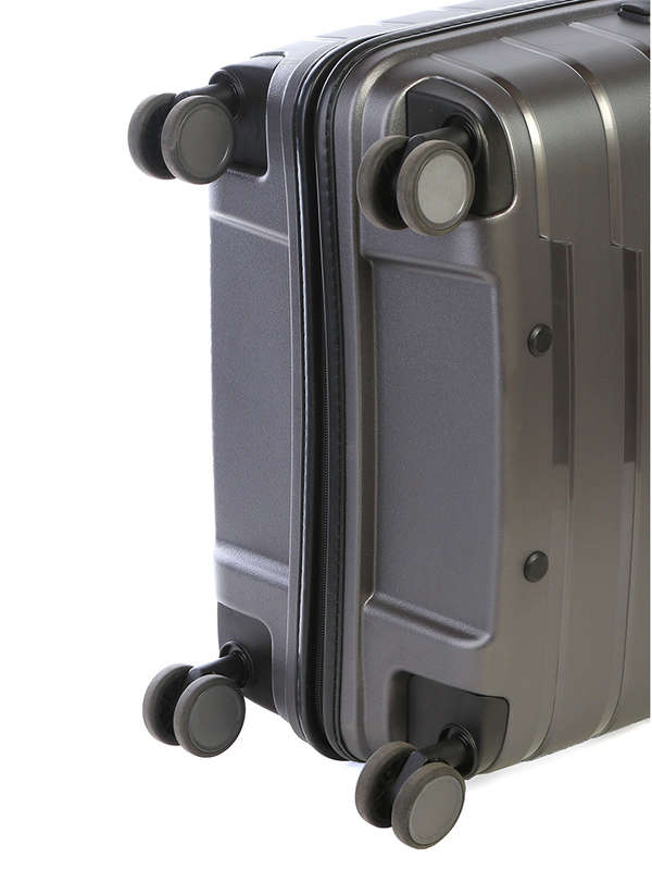 Cellini Microlite Large 4 Wheel Trolley Case -Charcoal