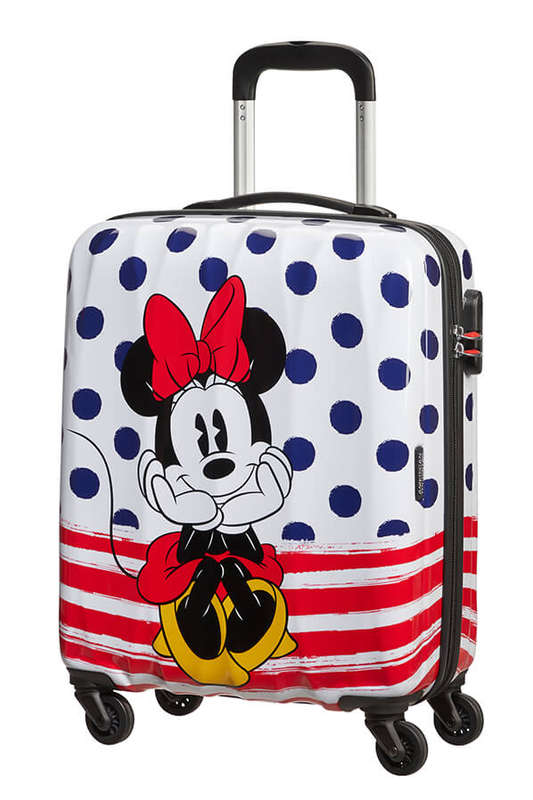 American Tourister Disney Legends Alfatwist Spinner 2.0 55cm - minnie blue dots