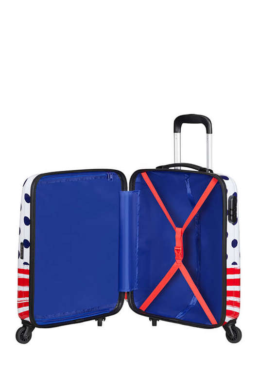 American Tourister Disney Legends Alfatwist Spinner 2.0 55cm - minnie blue dots