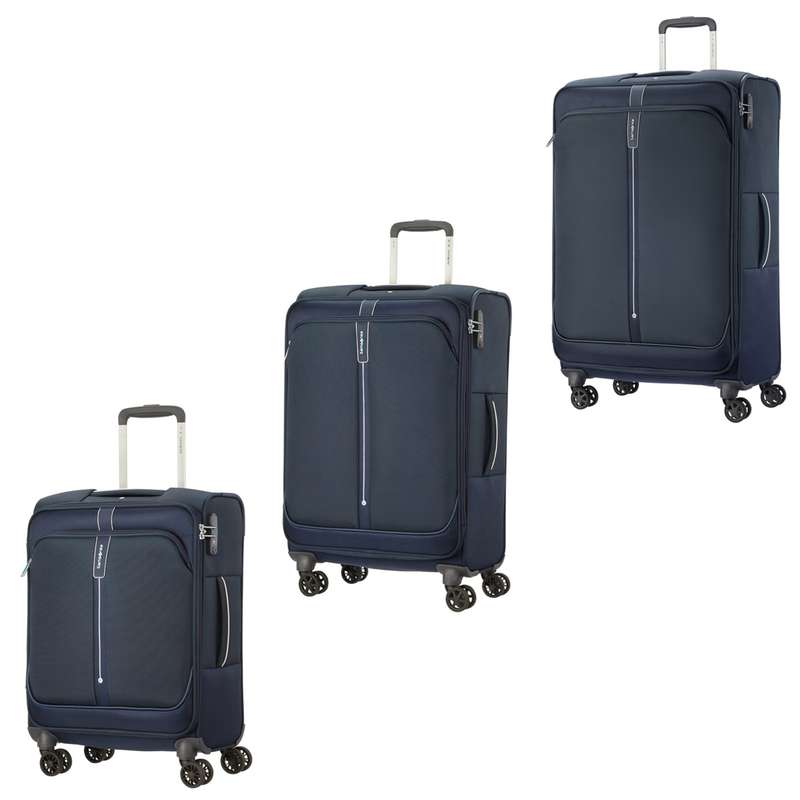 SAMSONITE POPSODA 3 PIECE SET -DARK BLUE