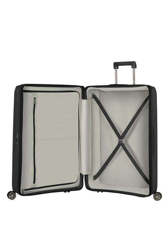 SAMSONITE HI-FI SPINNER EXPANDABLE 75CM -BLACK