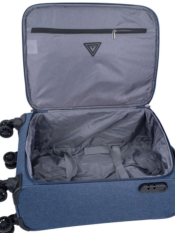 Voyager Getaway Medium Trolley Case -blue