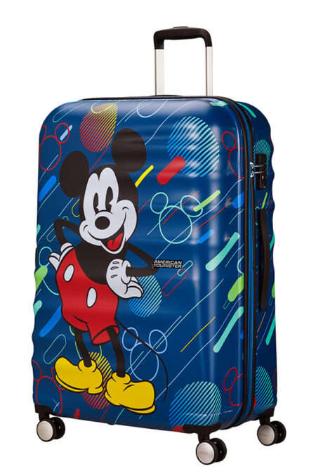 Wavebreaker Disney 4-wheel 77cm large Spinner suitcase -Mickey f.pop