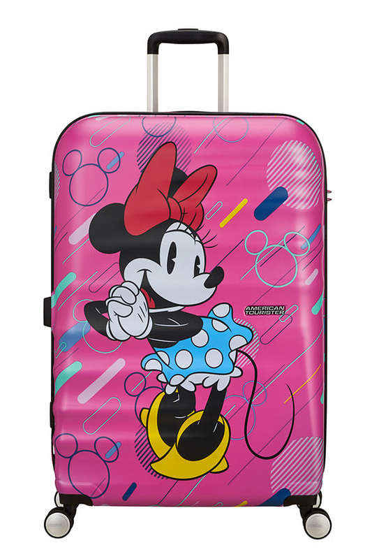 Wavebreaker Disney 4-wheel 77cm large Spinner suitcase -minnie f.pop