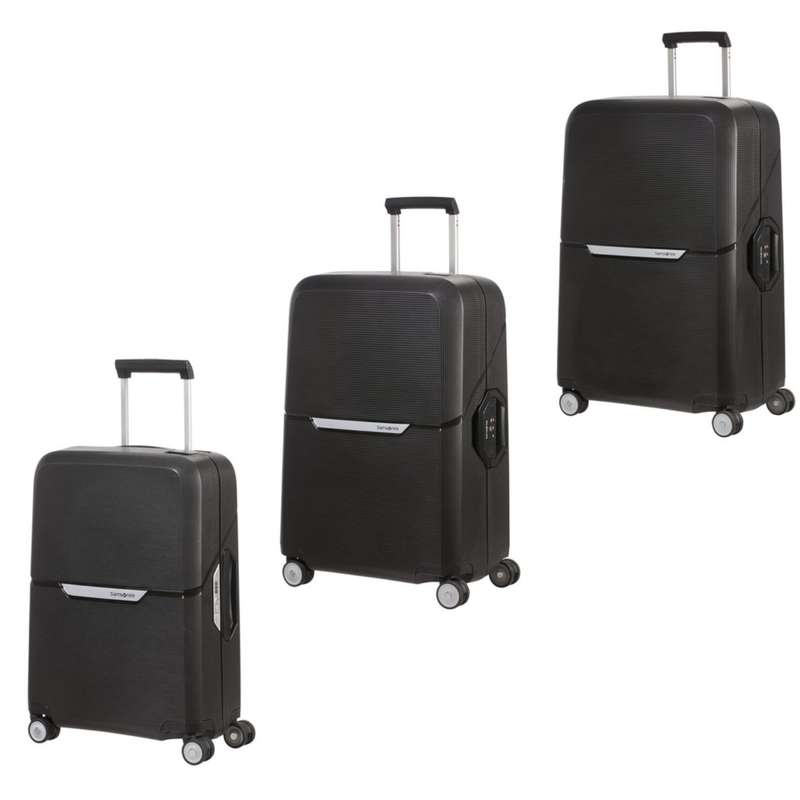 SAMSONITE MAGNUM SPINNER 3 PIECE SET -BLACK