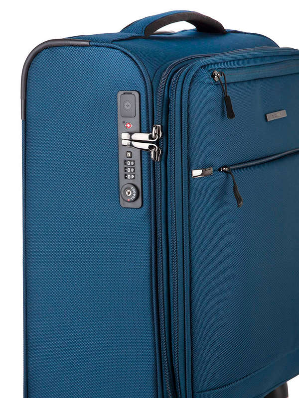 Cellini Smartcase 4 Wheel Carry On Trolley -Blue