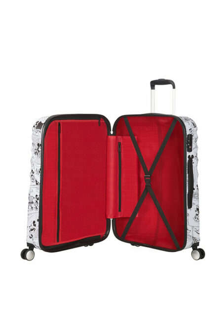 Wavebreaker Disney 4-wheel 67cm medium Spinner suitcase -minnie comics white