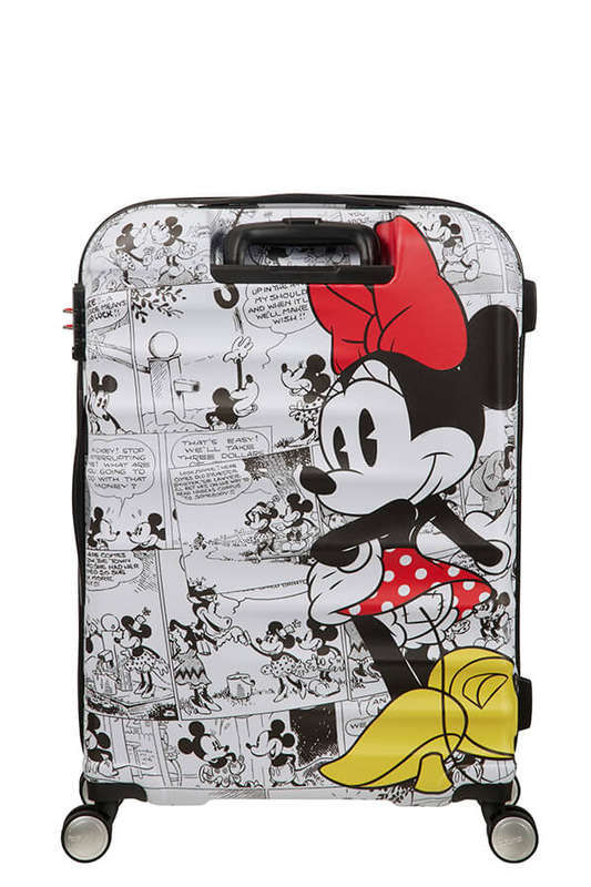 Wavebreaker Disney 4-wheel 67cm medium Spinner suitcase -minnie comics white