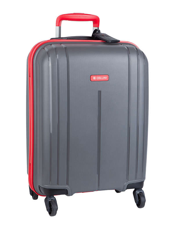 Cellini Qwest 4 Wheel Carry On Trolley -Grey